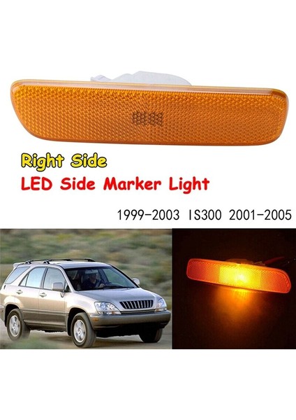 1 Çift Yan Işaret Işığı LED Yan Sinyal Işaret Reflektörü (Yurt Dışından) fırsatları