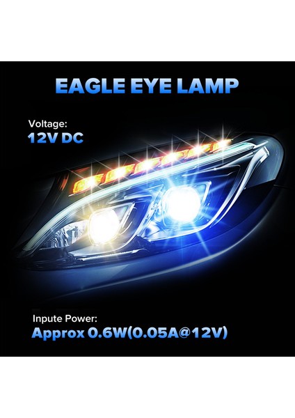 10 Adet 12V 23MM Çift Renkli Switchback 4014 Smd 12 LED Drl Dönüş Lambası (Yurt Dışından) fırsatları