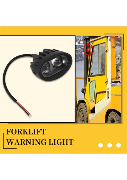 10V-80V Araç Mavi LED Uyarı Sinyal Lambası Forklift Çalışma Lambası 20W (Yurt Dışından) fırsatları