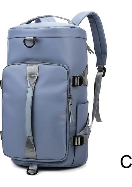 Büyük Kapasiteli Depolama Çantası Seyahat Çantası Tote Duffel Bagaj Taşınması Su Geçirmez Sırt Çantası Çanta Oxford Omuz Kadın Roman: Pembe (Yurt Dışından)