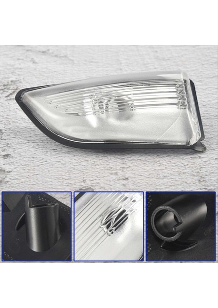 Volvo XC60 2009-2013 L Için Yan Ayna Sinyal Lambası Mercek Kapağı (Yurt Dışından) modelleri