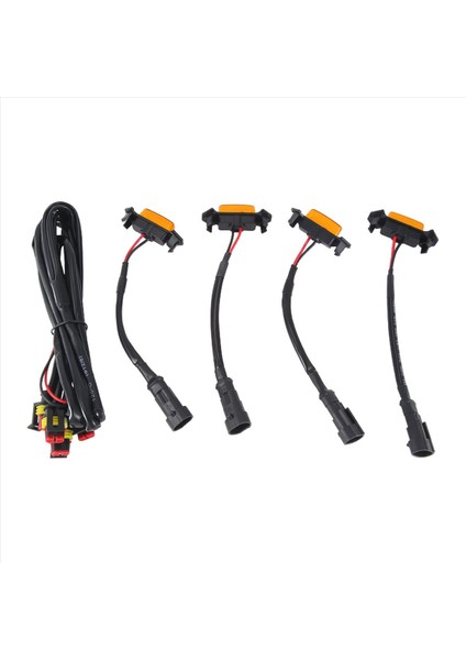 Toyota LED Izgara Işıkları 4 Adet (Amber Kabuk Sarı Işık) Için (Yurt Dışından)