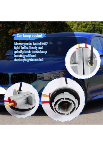 Adet Adaptör Tabanı Soket Konnektörü Plastik Araba Fren Lambası Için (Yurt Dışından) fırsatları