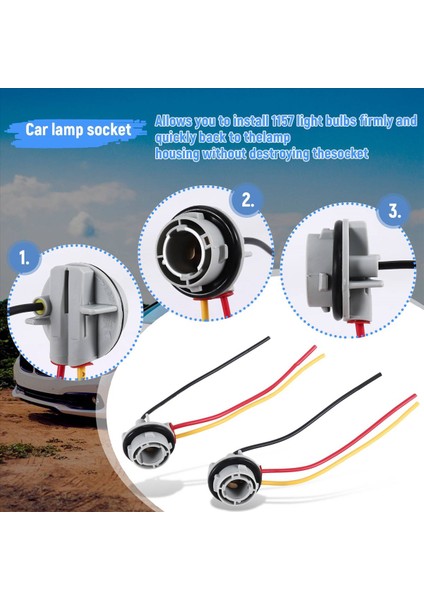 Adet Adaptör Tabanı Soket Konnektörü Plastik Araba Fren Lambası Için (Yurt Dışından) indirimleri