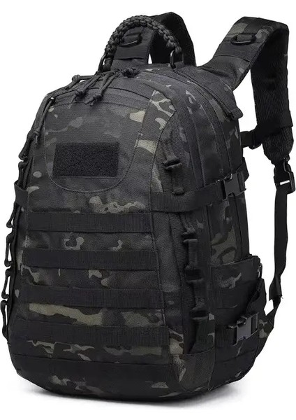 Açık Kamp Sırt Çantası Su Geçirmez Av Çantası Backcountry Avcılık Sırt Çantası Büyük Kapasite Av Günü Çantası Renk: Siyah Kamuf (Yurt Dışından)