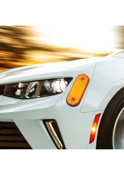 8 Adet Amber Işaretleme Işıklı Yan Işaretleyici 20LED 24V Kamyonet Için (Yurt Dışından) fiyatları