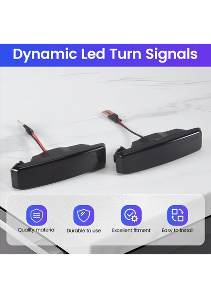 Bmw E39 5er 1995-2003 Için LED Yan Sinyal Lambası Füme Dönüş Sinyali (Yurt Dışından) indirimleri