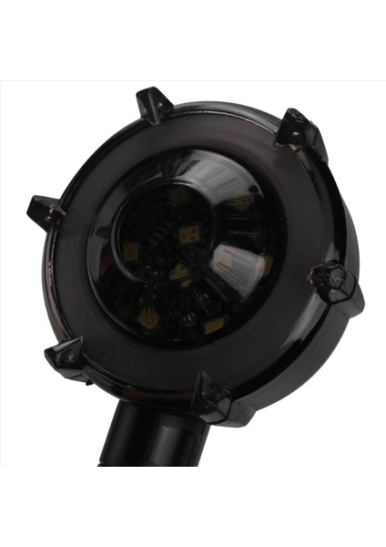 Adet Motosiklet Dönüş Sinyali Modifiye LED Iki Renkli Dairesel Flama (Yurt Dışından)