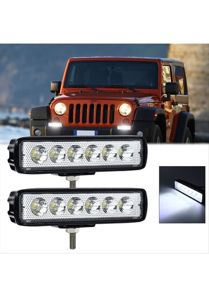 Inç LED Işık Çubuğu Beyaz 30W 6000K Çalışma Pod'ları Tek Sıralı Arazi Aracı (Yurt Dışından) fiyatları