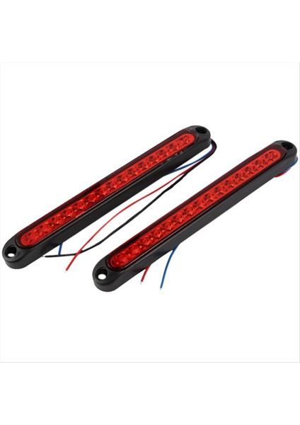 2 Adet 10 Inç 15 LED Römork Kamyon Karavan Durdurma Arka Fren Dönüş Lambası (Yurt Dışından)
