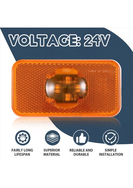Volvo Kamyonlar Fm/fh Için 4 Led'li Amber Gösterge Lambası (Yurt Dışından) fırsatları