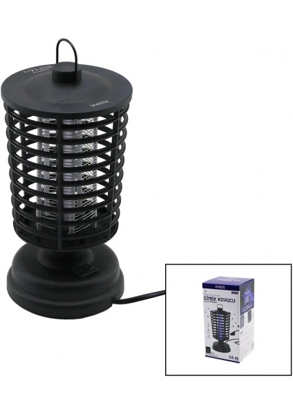 Auhma Mosquıto Trap Aqm-02 Sinek Cız Öldürücü Makine Fener Modeli Masa Üstü - Askı Halkalı 3.6-4W 12X21.5CM (5324) fiyatları