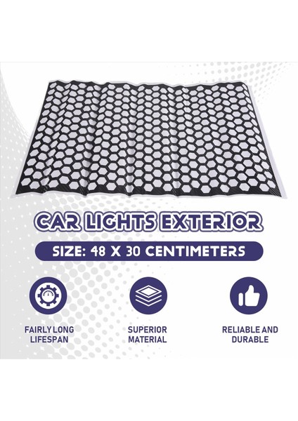 Araba Arka Stop Lambası Çıkartmaları Karbon Fiber Stil 48 x 30 cm (Yurt Dışından) fırsatları