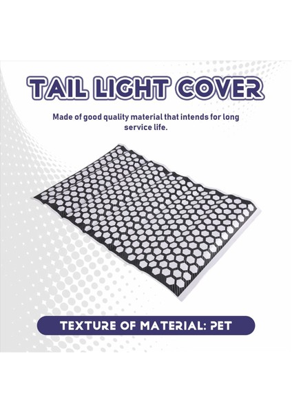 Araba Arka Stop Lambası Çıkartmaları Karbon Fiber Stil 48 x 30 cm (Yurt Dışından) indirimleri