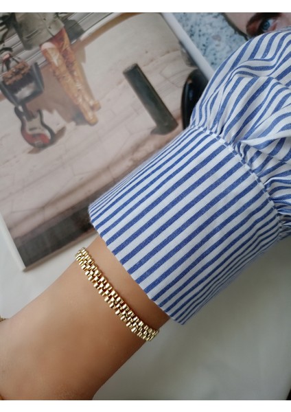 Gold 14K Altın Kaplama Rengi Tane Kadın Bileklik fiyatları