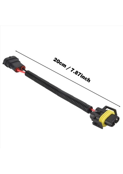 Adet 9006'DAN H11 H8 Far Sis Lambası Dönüşüm Konnektörü Kablolaması (Yurt Dışından) indirimleri