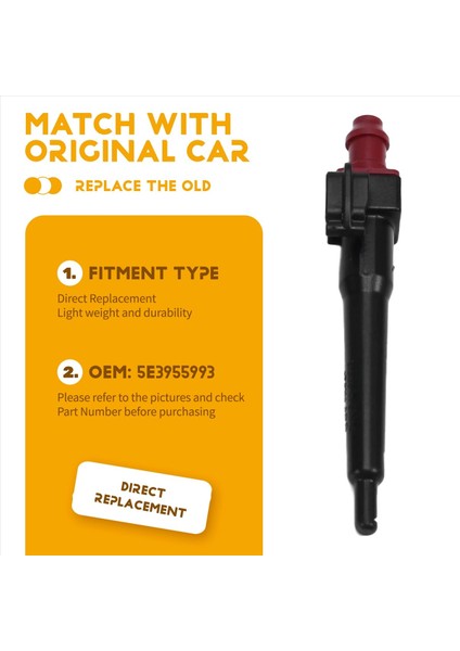 Vw Passat ve Skoda Için Araç Yüksek Çizgili Arka Görüş Kamerası Sprey Nozulu (Yurt Dışından) indirimleri