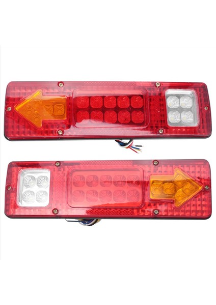 2 Adet Araba 19 LED Su Geçirmez Arka Lambası Kamyon Arka Sinyal Lambası (Yurt Dışından) modelleri