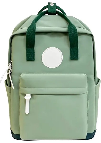 Özel Baskı ile Sınır Ötesi Çift Omuzlu Çanta-Logo ile Belirtilebilir, Su Geçirmez, Büyük Kapasiteli Dizüstü Bilgisayar Sırt Çantası Ön Renk Için: Yeşil/: 15 Inç (Yurt Dışından)