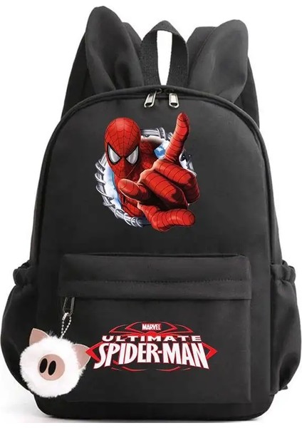 Örümcek Adam Sırt Çantası Kızlar Için Erkekler Erkek Çocuklar Sırıltılar Sıradan Okul Çantaları Seyahat Tavşan Kulakları Sırt Çantaları Mochila Seyahat Çantası Renk: 002 (Yurt Dışından)