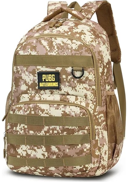 Kamuflaj Taktik Sırt Çantası Erkekler Için Büyük Kapasite Açık Mekan Pubg Tarzı Su Geçirmez Seyahat Okul Çantası Günlük Abd Renk: Haki (Yurt Dışından)