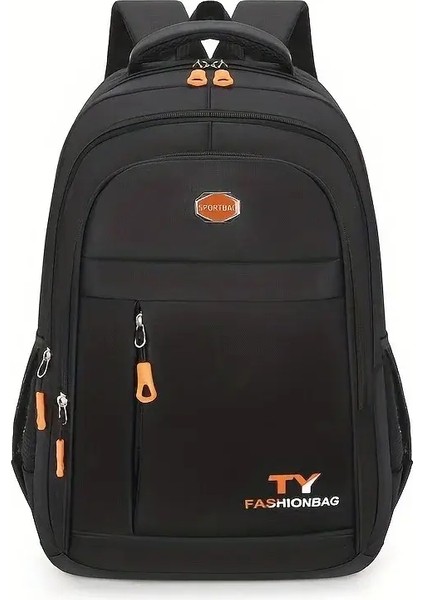 1 Adet Erkek Sırt Çantası, Büyük Kapasiteli Su Geçirmez Rahat Sırt Çantası, Ayarlanabilir Bilgisayar Sırt Çantası Rengi: Turuncu (Yurt Dışından)