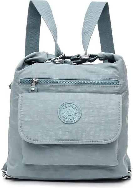 Kadınların Çok Yönlü Sırt Çantası-Şık 2'si 1 Arada Omuz ve Sırt Çantası, Modern Moda Tutkunları Için Hafif Su Geçirmez Naylon Çanta: Kahverengi (Yurt Dışından)