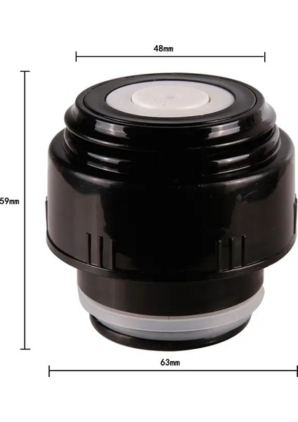 Çok Boyutlu Su Şişesi Kapağı 4.5cm/5.2cm Vakum Şişesi Kapak Termos Şişe Kapağı Tıpa Seyahat Kabı Yedek Kapak Termos Kek: B (Yurt Dışından)