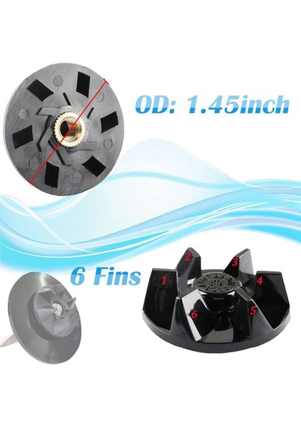 Cuisinart CBT-500,CB600 Için 3 Parça Contalı Blender Bıçak Takımı (Yurt Dışından) fırsatları