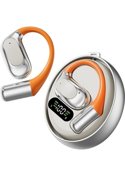 Yeni Aı Akıllı Çeviri Bluetooth Kulaklığı Ows Kulak Kancası Stili, Ultra Uzun Pil Ömrü, Su Geçirmez ve Döndürülebilir (Yurt Dışından)