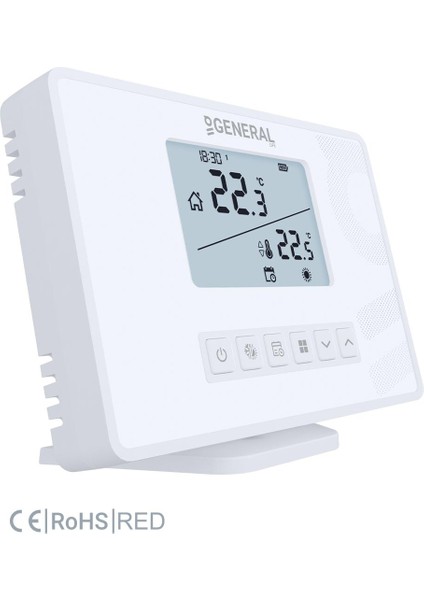 Mitra HT300S Rf Haftalık Programlı Kablosuz Oda Termostatı