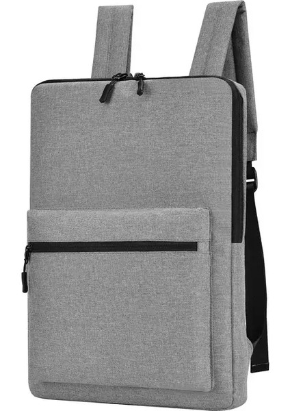 Süper Ince Basit Sırt Çantası Erkek Erkek Dizüstü Bilgisayar Seyahat Mochila Işık Su Geçirmez 15 '' Gençler Için Bilgisayar Sırt Çantası Erkekler Okulu Bagscolor: Gri (Yurt Dışından)