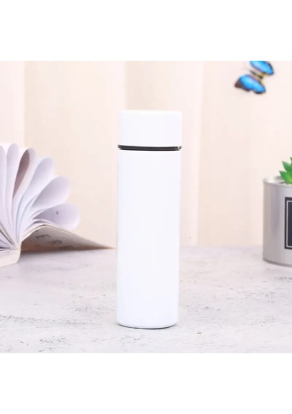 130ML Taşınabilir Cep Termos Kupası Paslanmaz Çelik Mini Açık Kamp Su Şişesi Yalıtımlı Termos Şişesi Su Çay Kahve Kupası Renk: Beyaz (Yurt Dışından)