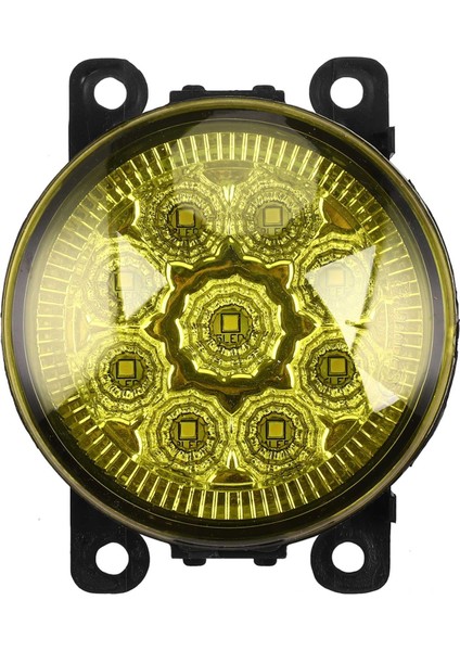 Ford Için 1 Adet Araba Sis Lambası Aydınlatma LED Işıkları (Sarı Işık) (Yurt Dışından)