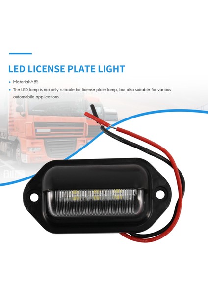 Karavan Için LED Plaka Lambası Su Geçirmez Plaka Arka Lambası (Yurt Dışından) modelleri