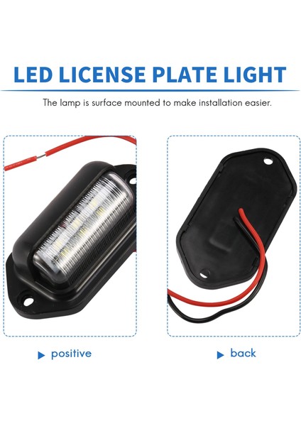 Karavan Için LED Plaka Lambası Su Geçirmez Plaka Arka Lambası (Yurt Dışından) fırsatları