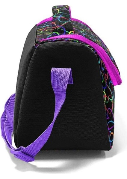 Çok Renkli Kalp Desenli Thermo Beslenme Çantası 22770