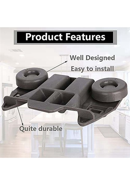 Whirlpool Kenmore Maytag Için Bulaşık Makinesi Tekerlekleri 4'lü Paket W10195417 (Yurt Dışından) fiyatları