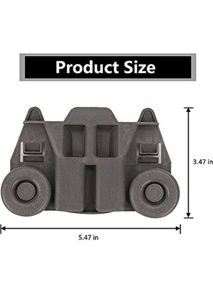 Whirlpool Kenmore Maytag Için Bulaşık Makinesi Tekerlekleri 4'lü Paket W10195417 (Yurt Dışından) fırsatları