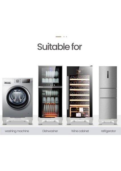 Çamaşır Makinesi Standı Ayarlanabilir Buzdolabı Yükseltilmiş Taban Aksesuarları (Yurt Dışından) indirimleri