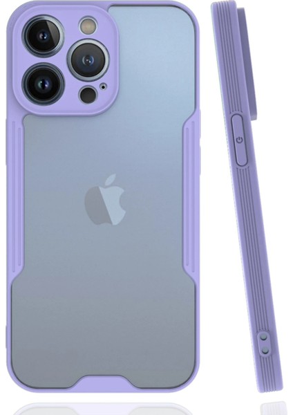 Apple iPhone 14 Pro Max Kılıf Platin Soft - Lila modelleri