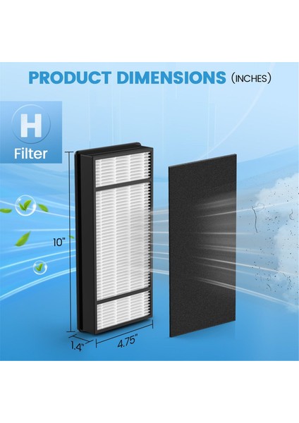 Honeywell H Filtresi, Hrf-H1 Hrf-H2 HPA050, HPA150 Modellerine Uygundur (Yurt Dışından) indirimleri