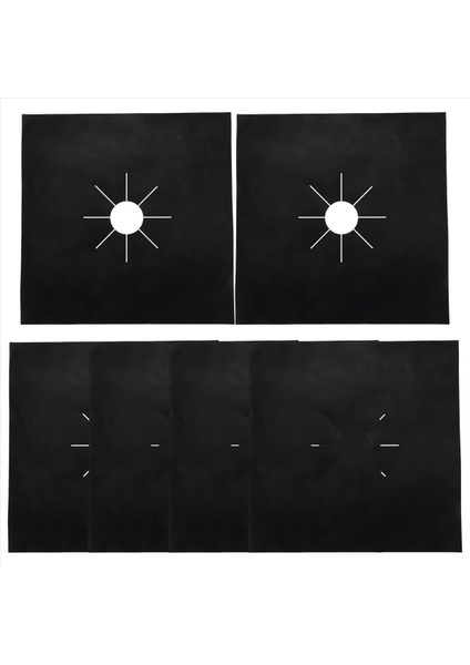 Adet Yeniden Kullanılabilir Yapışmaz Siyah Gazlı Ocak Üstü Brülör Kapağı (Yurt Dışından) modelleri