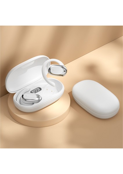 Kemik Iletimli Bluetooth Kulaklık Kulak Kancası Açık, Kulakta Değil, Spor Koşu, Yüksek Ses Kalitesi, Uzun Süreli Kullanım, Ağrı Yok, Süper Uzun Pil Ömrü (Yurt Dışından)