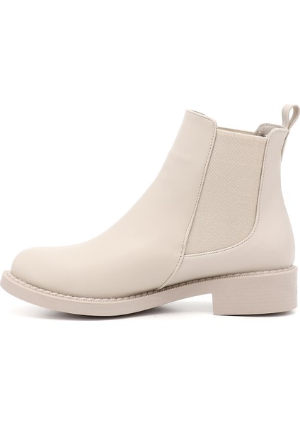 Kadın Bej Termo Taban Chelsea Bot