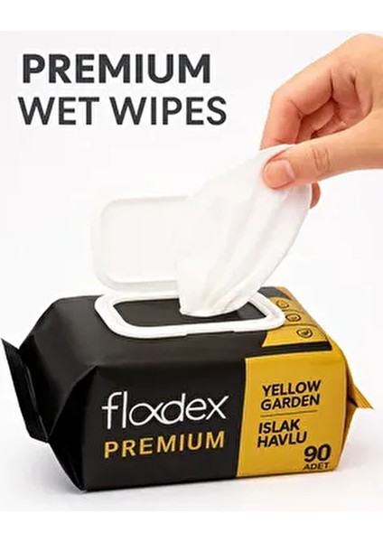 Islak Havlu Dream Garden 90 Yaprak Günlük Kullanım İçin Ferahlatıcı Temizlik indirimleri