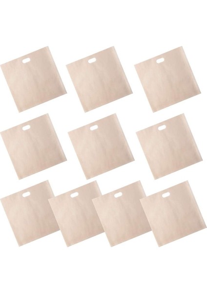 10 Adet Tost Poşeti, Yapışmaz Tost Makinesi Saklama Poşeti (Yurt Dışından)