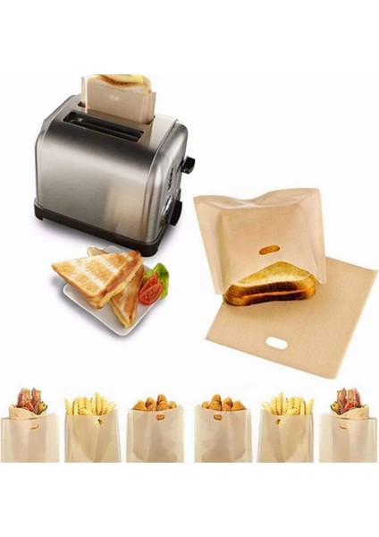 10 Adet Tost Poşeti, Yapışmaz Tost Makinesi Saklama Poşeti (Yurt Dışından) indirimleri