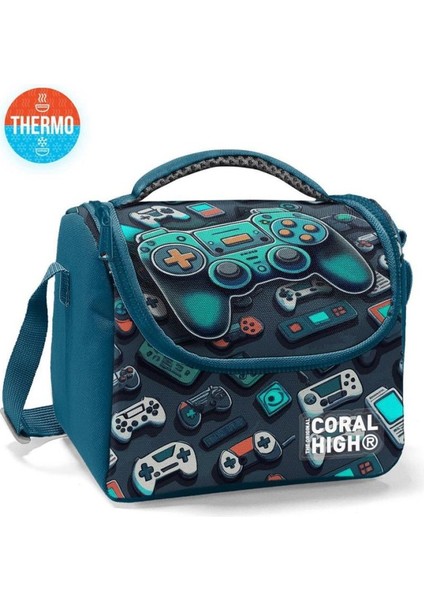 Nefti Gamer Desenli Thermo Beslenme Çantası 12784