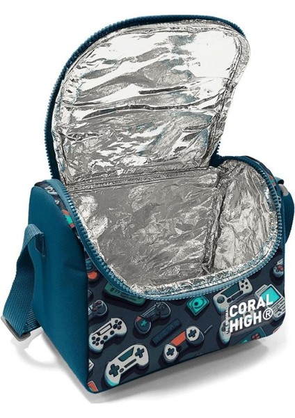 Nefti Gamer Desenli Thermo Beslenme Çantası 12784